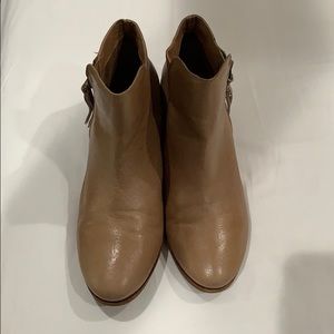 Yellow box ankle boots